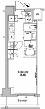 ザ・パークハビオSOHO市谷左内町 318 間取り図