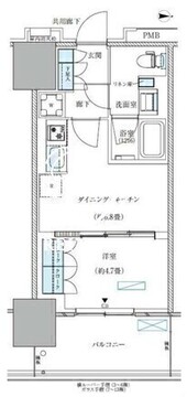 パークアクシス西大島コンフォートスクエア 518 間取り図