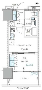 パークアクシス西大島コンフォートスクエア 522 間取り図