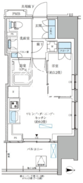 パークアクシス西大島コンフォートスクエア 526 間取り図