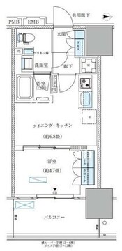 パークアクシス西大島コンフォートスクエア 823 間取り図