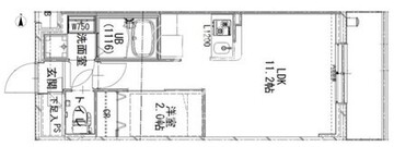 エスグランデ王子ザ・プライム 107 間取り図