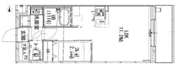 エスグランデ王子ザ・プライム 407 間取り図
