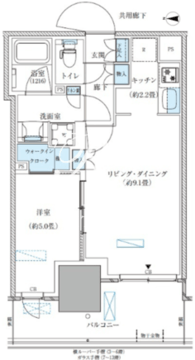 パークアクシス西大島コンフォートスクエア 1228 間取り図