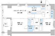 ガーデニエール砧レジデンス 317 間取り図