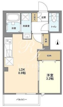 ウェルスクエア要町 104 間取り図