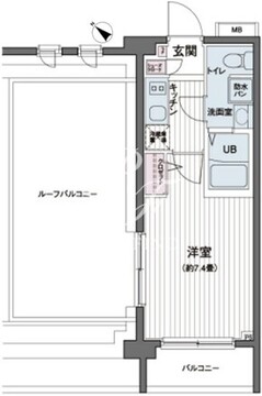 エコロジー都立大学レジデンス 601 間取り図