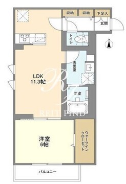 ウェルスクエア要町 203 間取り図