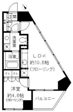 ルフィット神宮北参道 501 間取り図