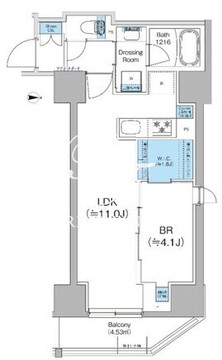 クレヴィアリグゼ蒲田西 1203 間取り図
