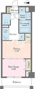 デュオステージ大塚 508 間取り図