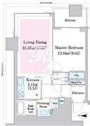 中野ステーションレジデンス 401 間取り図