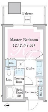 中野ステーションレジデンス 804 間取り図