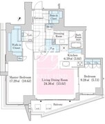 ラ・トゥール渋谷神南 702 間取り図