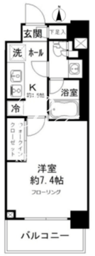 JP noie 亀戸 502 間取り図