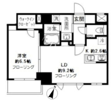 コートヒル本郷 101 間取り図