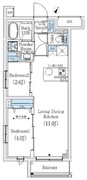 プライムブリス巣鴨ウエスト 304 間取り図