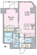 クレストコート東池袋 201 間取り図