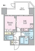 クレストコート東池袋 401 間取り図
