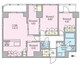 クレストコート東池袋 102 間取り図