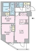 クレストコート東池袋 103 間取り図