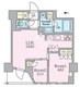 クレストコート東池袋 204 間取り図