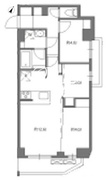 ジニア西馬込アジールコート 308 間取り図