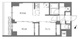 ジニア西馬込アジールコート 309 間取り図