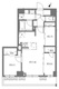 ジニア西馬込アジールコート 401 間取り図