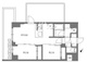 ジニア西馬込アジールコート 409 間取り図