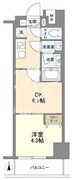 リテラス三ノ輪 402 間取り図