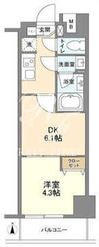 リテラス三ノ輪 402 間取り図