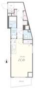 ルーツ中野坂上 1002 間取り図