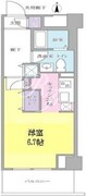 キーヌ・ブラン 408 間取り図