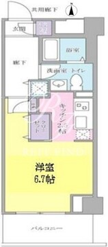 キーヌ・ブラン 408 間取り図