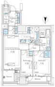 三田ガーデンヒルズ P-207 間取り図