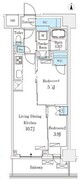 フロンティアレジデンス錦糸公園 533 間取り図