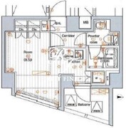 プレミアムキューブG四谷左門町 1001 間取り図