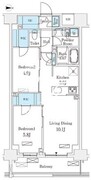 フロンティアレジデンス錦糸公園 723 間取り図