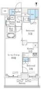 フロンティアレジデンス錦糸公園 747 間取り図