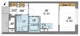 ルオーレ板橋本町 202 間取り図