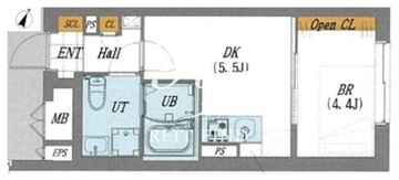 ルオーレ板橋本町 302 間取り図