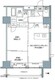 パークハビオ東中野 1403 間取り図