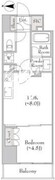 ルミーク錦糸町 1206 間取り図