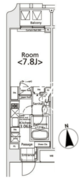  プライマル新宿若松町 401 間取り図