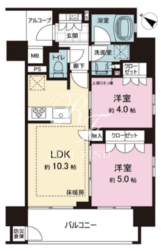 レ・ジェイド板橋本町 705 間取り図