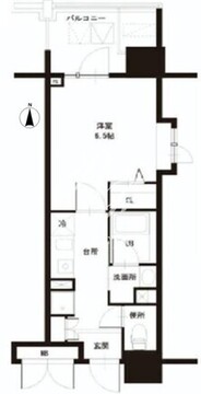 プライムアーバン錦糸公園 507 間取り図