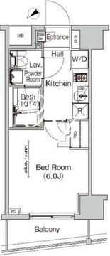 プラウドフラット門前仲町4 702 間取り図
