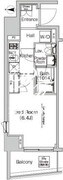 プラウドフラット門前仲町4 701 間取り図