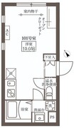 ココキューブ武蔵新田 101 間取り図